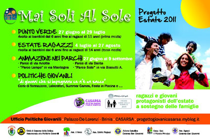 Mai soli al sole 2011