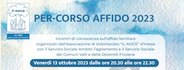Ottobre: in partenza il nuovo Per-Corso Affido